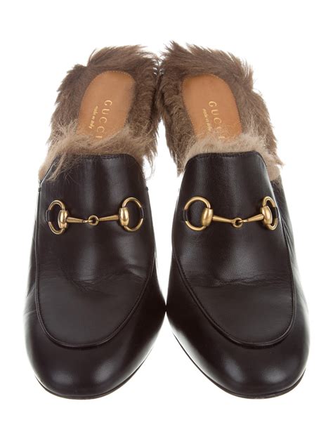 how to style gucci princetown mules|Gucci princetown fur sale.